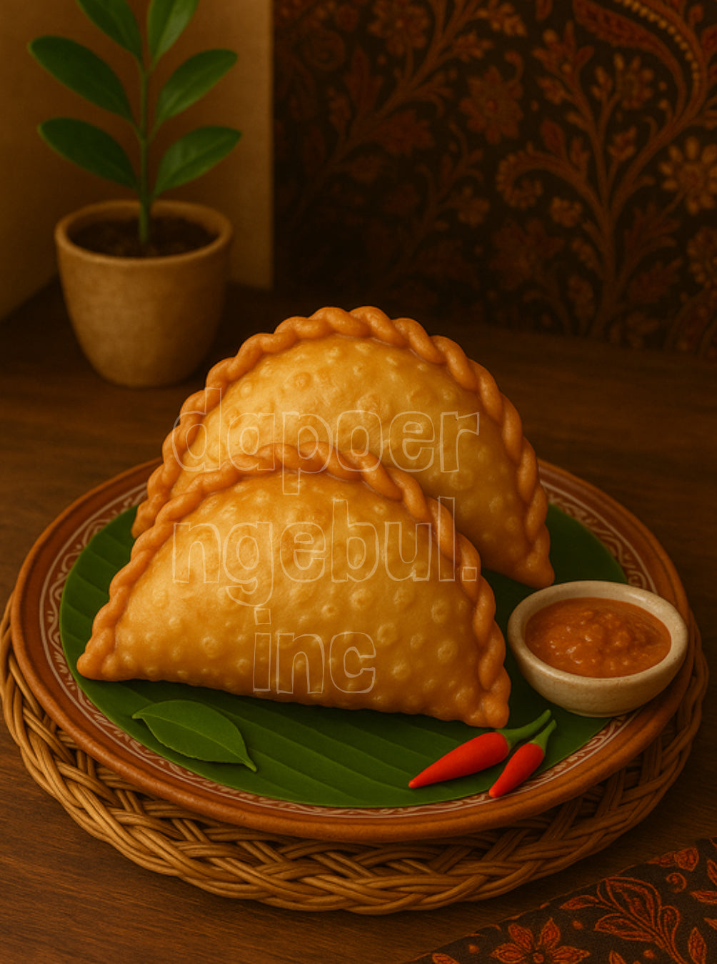 Pastel Gemoy Ayam (2 pcs) - Chicken Puff Pastry
